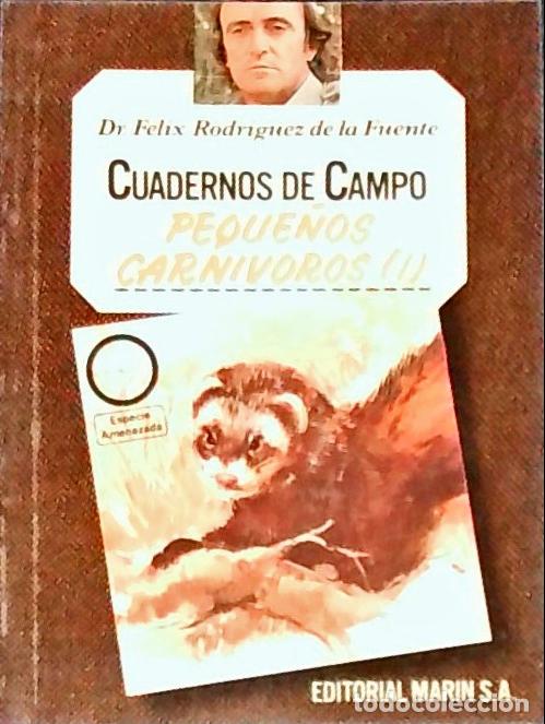 Libri di seconda mano: Peque&ntilde;os carn&iacute;voros (I). Cuadernos de campo n&ordm; 13 - RODR&Iacute;GUEZ DE LA FUENTE, F&eacute;lix: