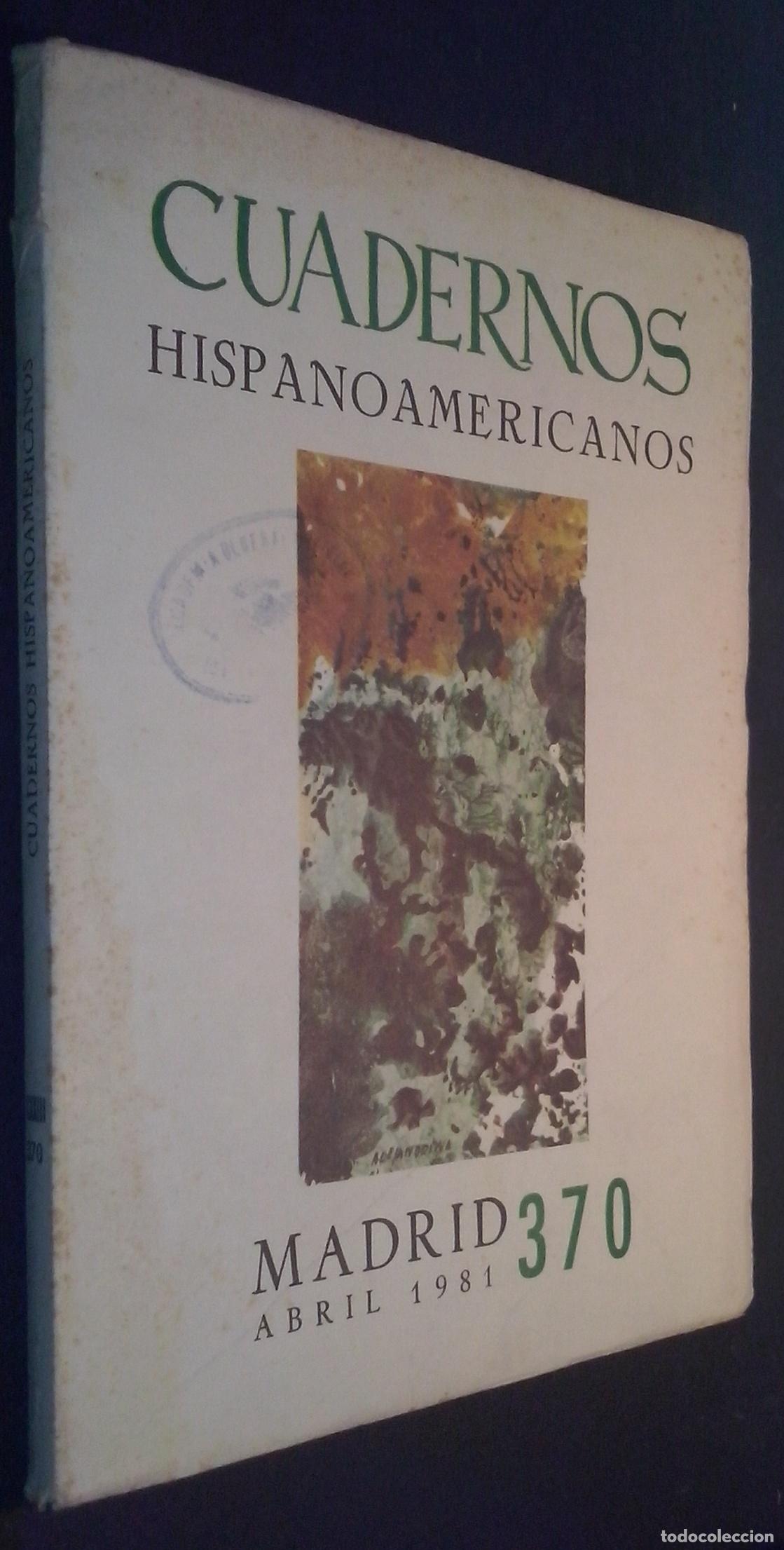 B&uuml;cher: Cuadernos Hispanoamericanos. Revista mensual de Cultura Hisp&aacute;nica. N&ordm; 370 - REVISTA: