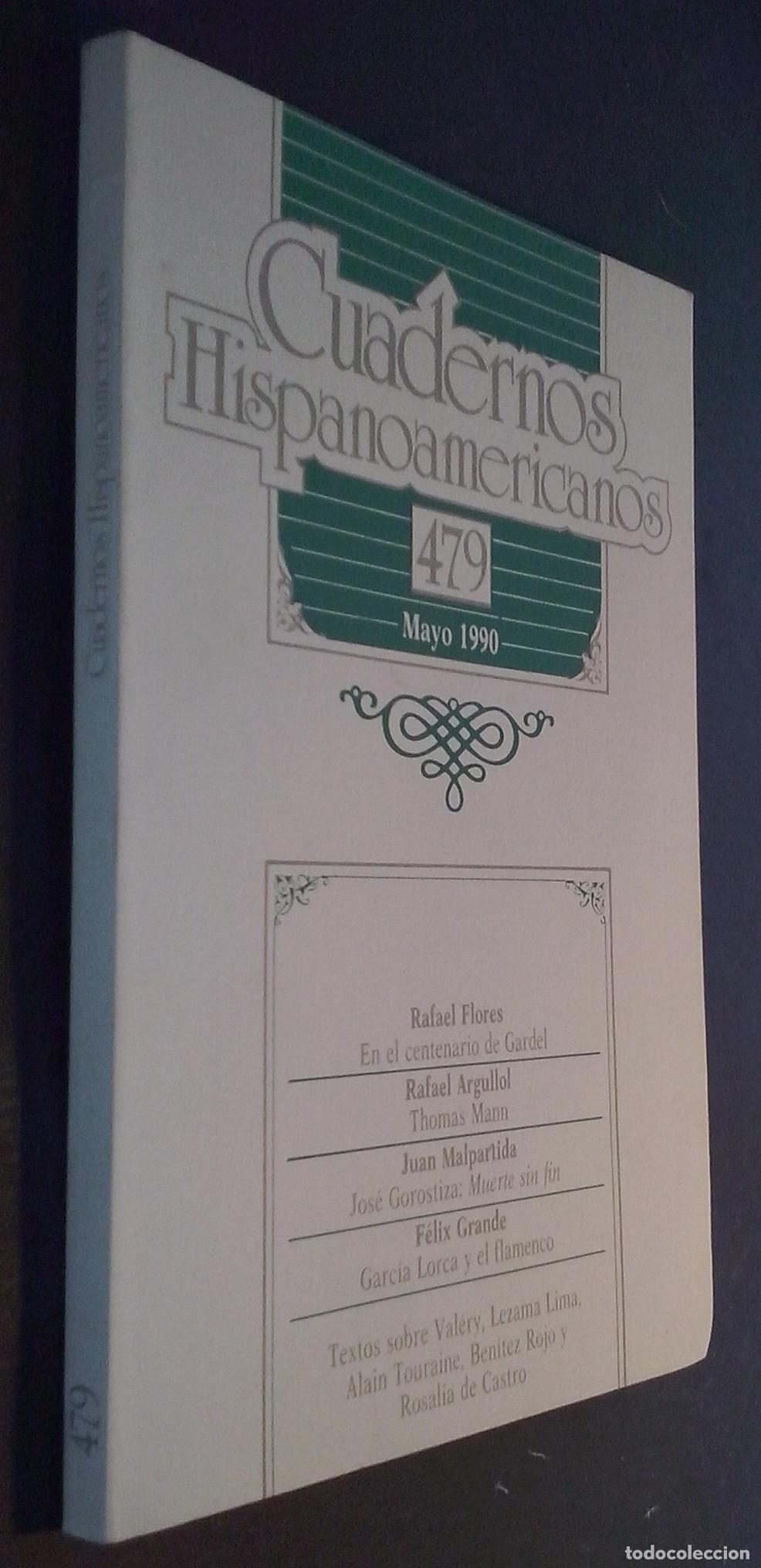books: Cuadernos Hispanoamericanos. Revista mensual de Cultura Hisp&aacute;nica. N&ordm; 479 - REVISTA: