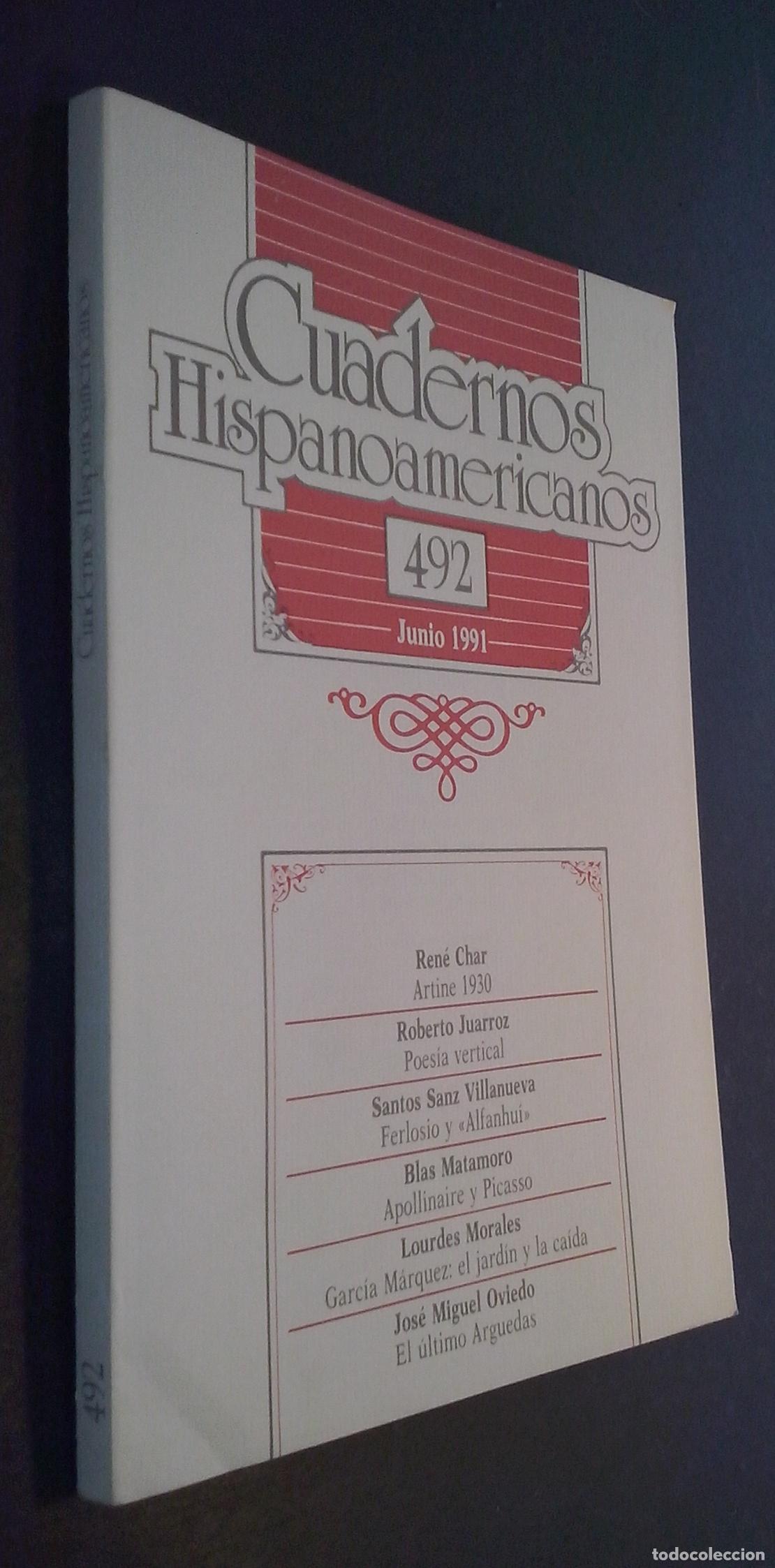 books: Cuadernos Hispanoamericanos. Revista mensual de Cultura Hisp&aacute;nica. N&ordm; 492 - REVISTA: