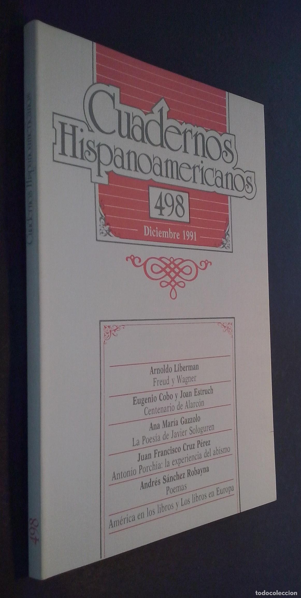 books: Cuadernos Hispanoamericanos. Revista mensual de Cultura Hisp&aacute;nica. N&ordm; 498 - REVISTA: