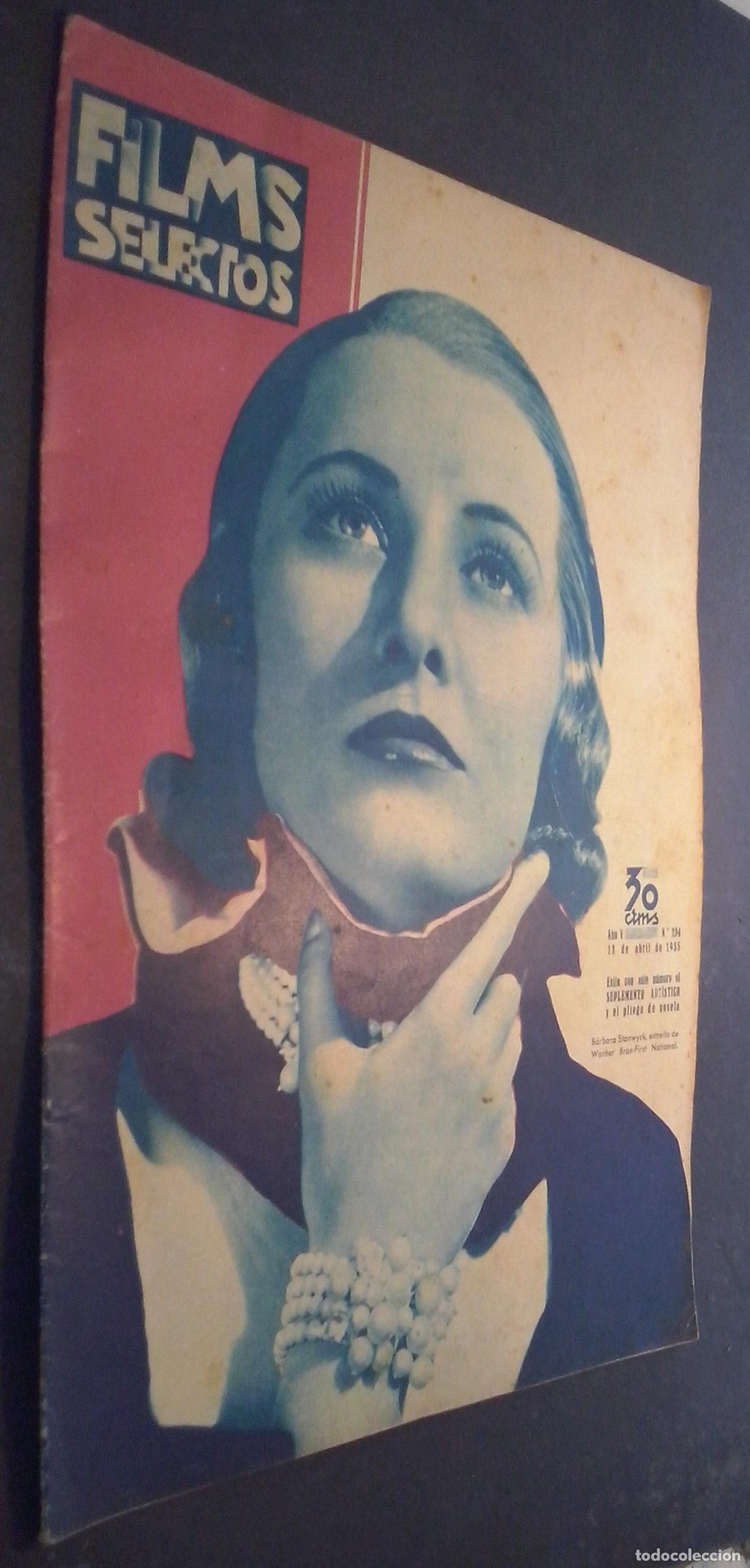 B&uuml;cher: Films selectos. Semanario cinematogr&aacute;fico ilustrado. A&ntilde;o V. N&ordm; 234 - REVISTA: