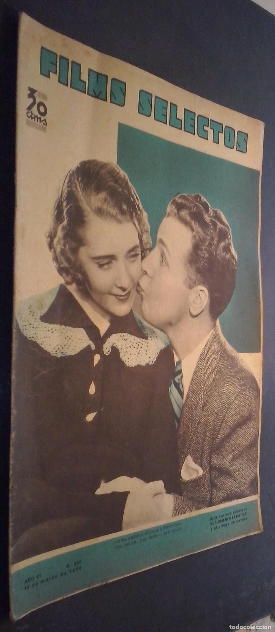 Libri di seconda mano: Films selectos. Semanario cinematogr&aacute;fico ilustrado. A&ntilde;o VI. N&ordm; 230 - REVISTA: