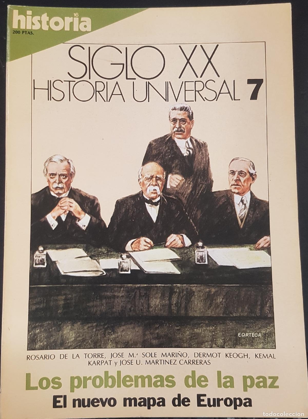 B&uuml;cher: Los problemas de la Paz. El nuevo mapa de Europa. Historia 16 Siglo XX Historia Universal N&ordm; 7 - TOR
