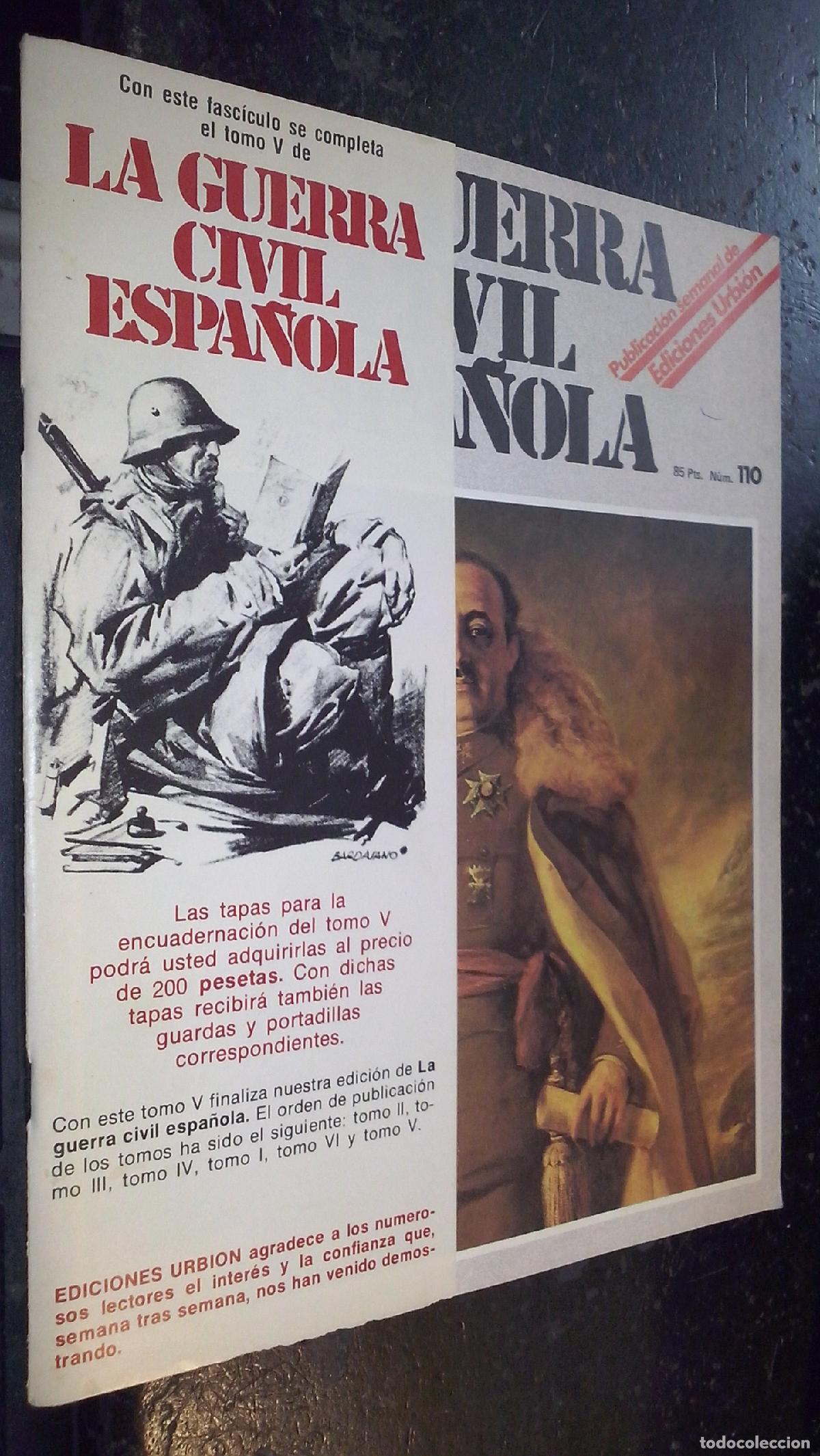 B&uuml;cher: La guerra civil espa&ntilde;ola. N&ordm; 110 - REVISTA: