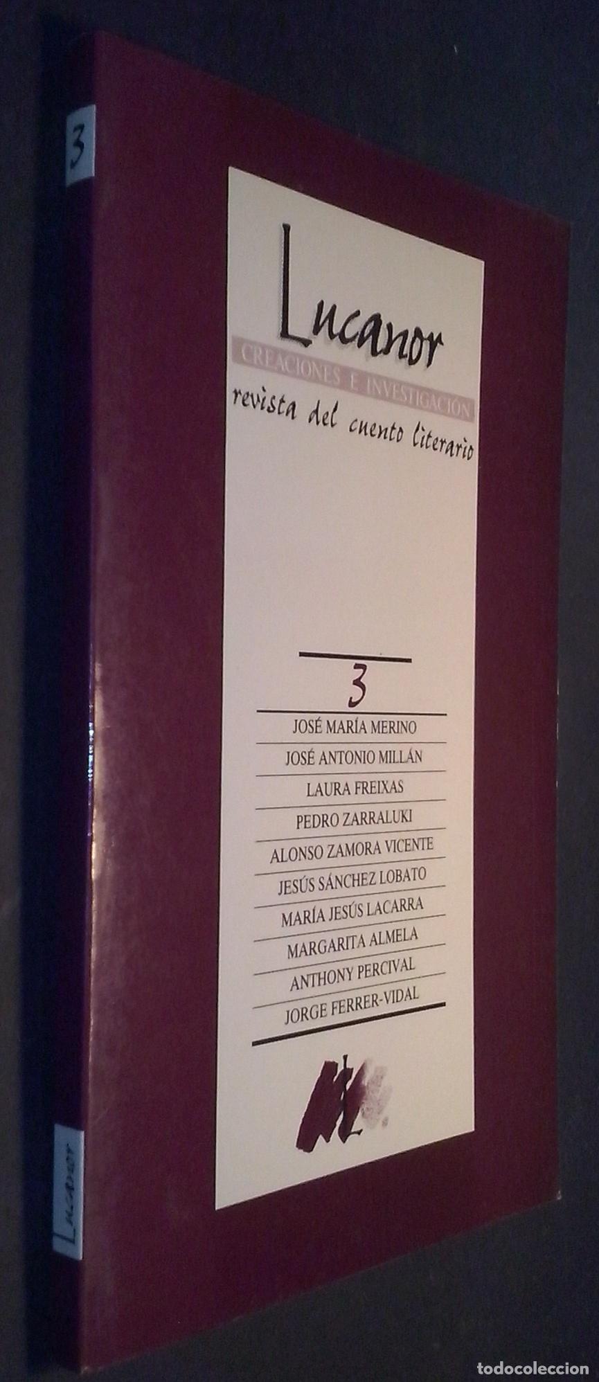 Libros: Lucanor. Creaciones e investigaci&oacute;n. Revista del cuento literario. N&ordm; 3 - REVISTA: