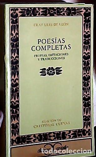 Libros: Poes&iacute;as completas - LE&Oacute;N, Fray Luis de: