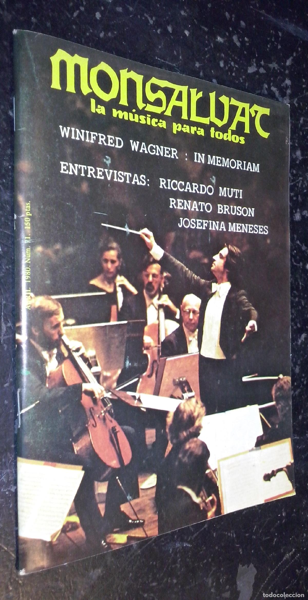 B&uuml;cher: Monsalvat. La m&uacute;sica para todos. N&ordm; 71. Abril 1980 - REVISTA: