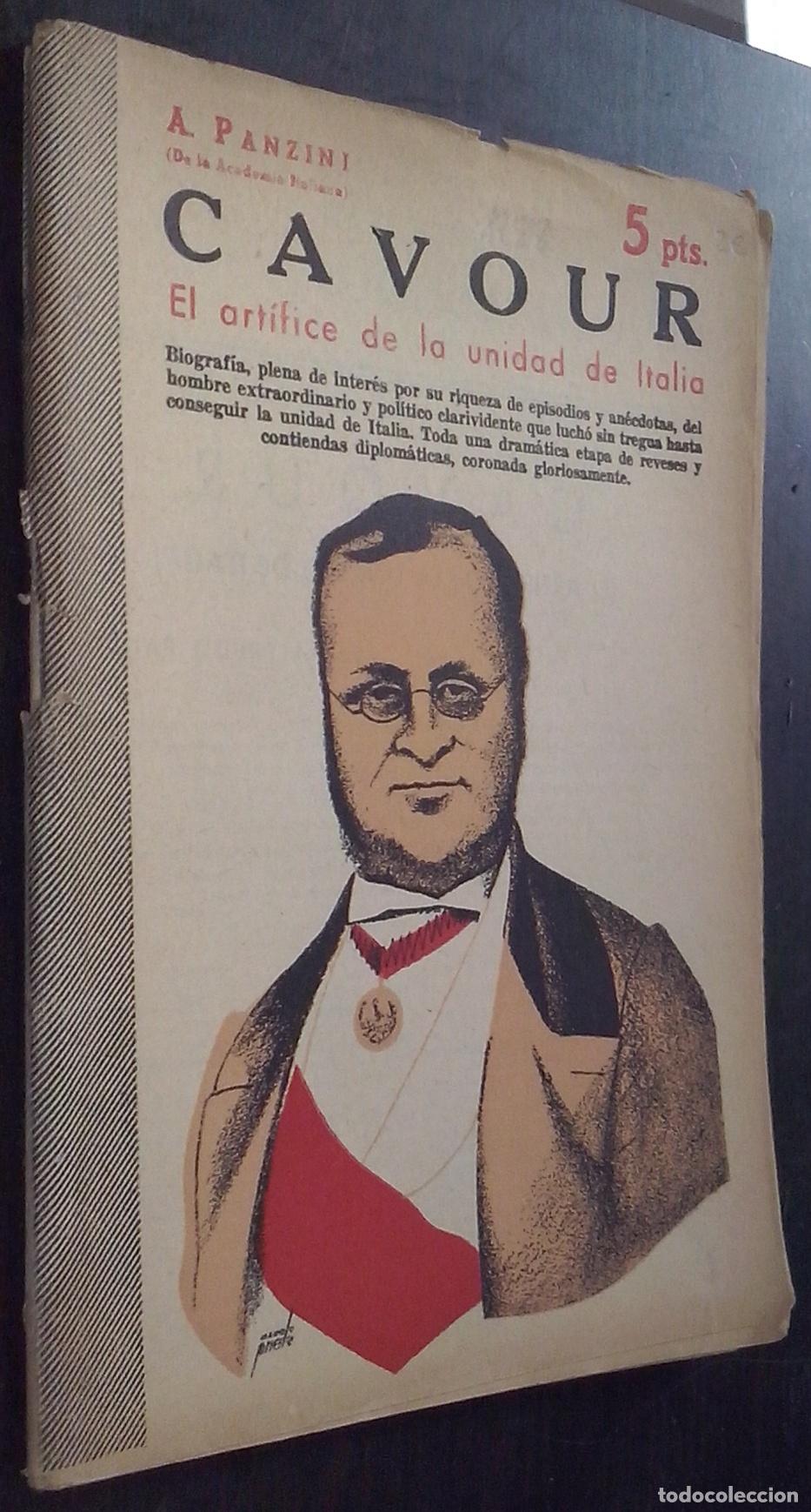 Libri di seconda mano: Cavour (El art&iacute;fice de la unidad de Italia) - PANZINI, Alfredo: