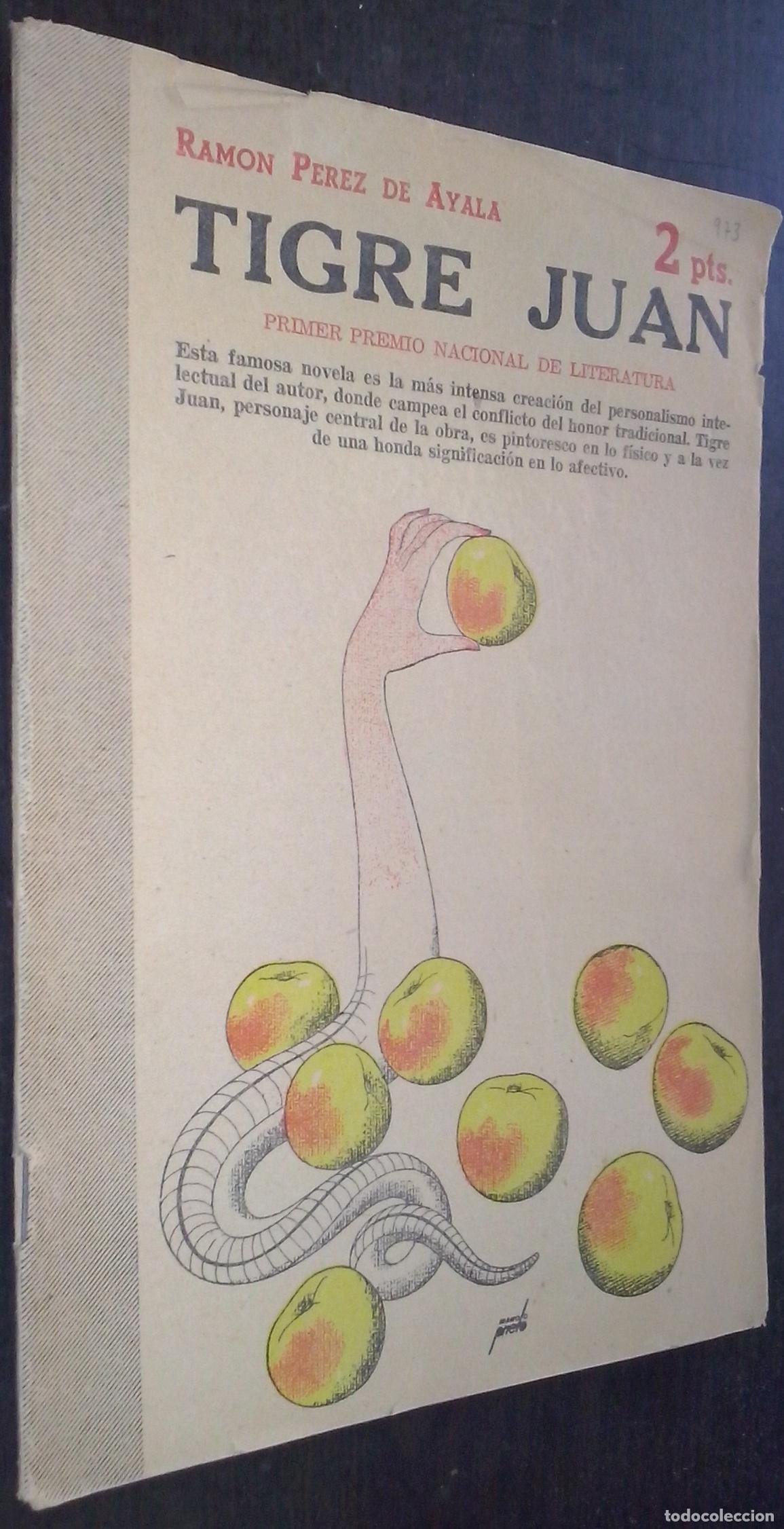 books: Tigre Juan - P&Eacute;REZ DE AYALA, Ram&oacute;n: