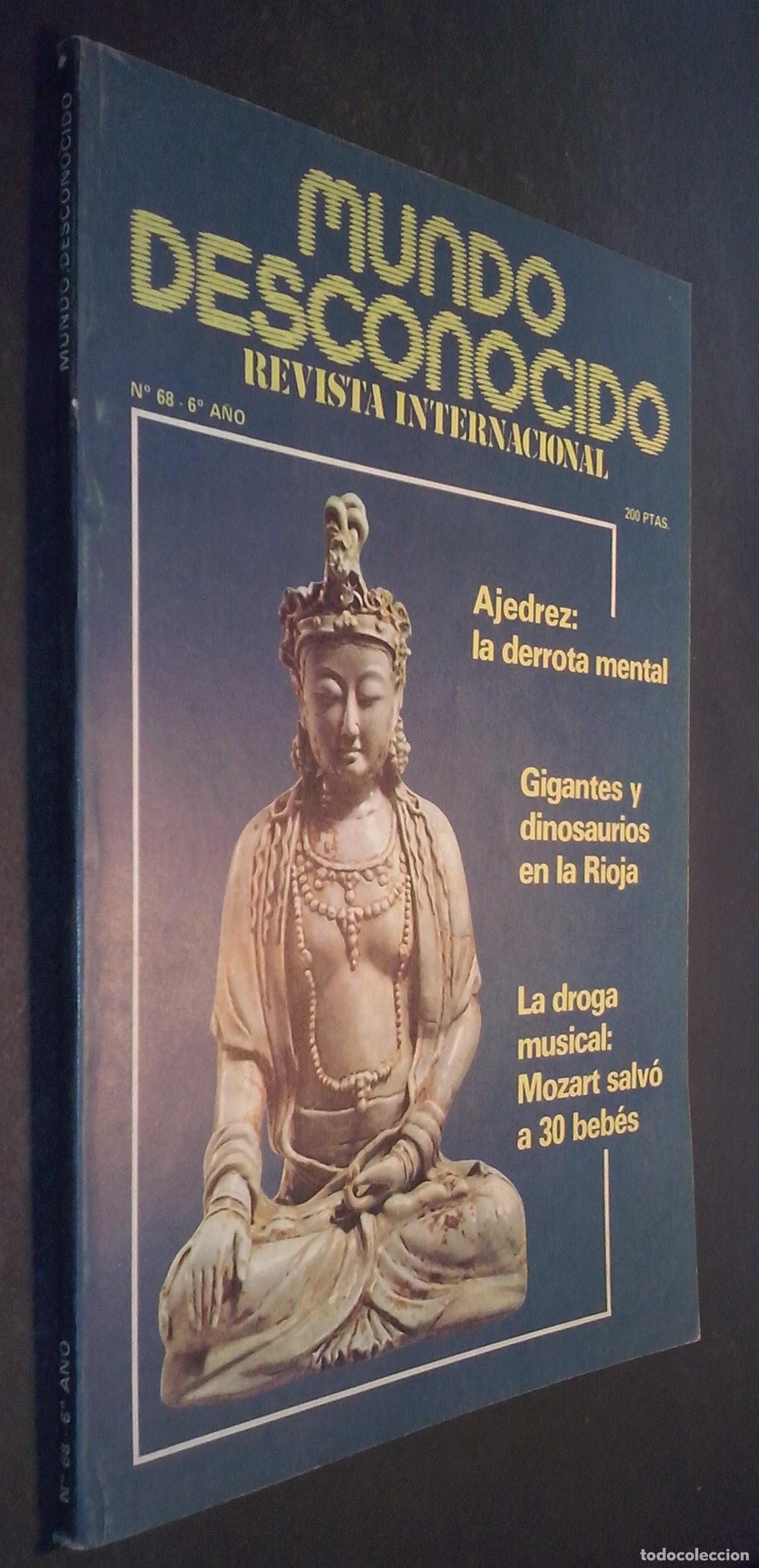 Libros: Mundo Desconocido. Revista internacional. 6&ordm; A&ntilde;o. N&ordm; 68: Ajedrez: la derrota mental. Gigantes y dino