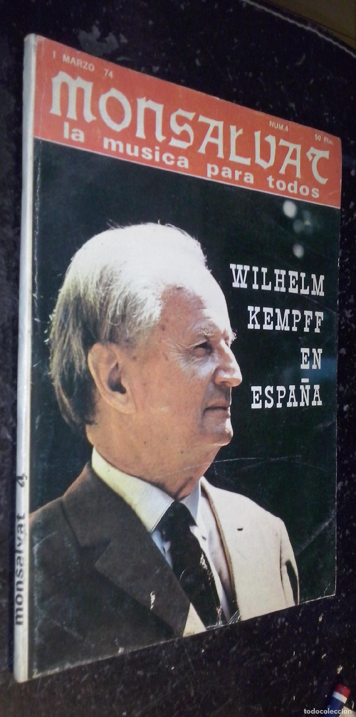 books: Monsalvat. La m&uacute;sica para todos. N&ordm; 4. Marzo 1974 - REVISTA: