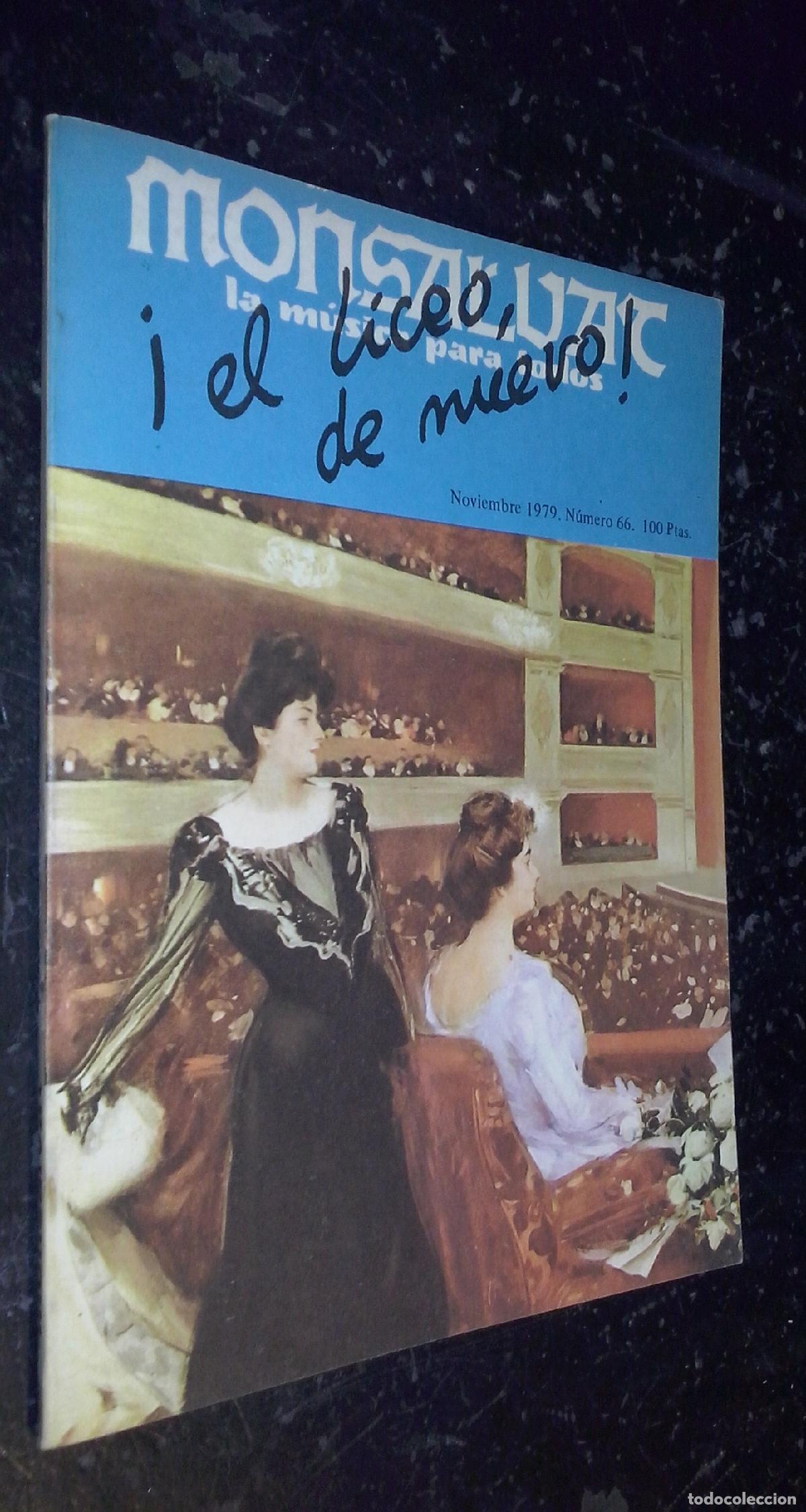B&uuml;cher: Monsalvat. La m&uacute;sica para todos. N&ordm; 66. Noviembre 1979 - REVISTA:
