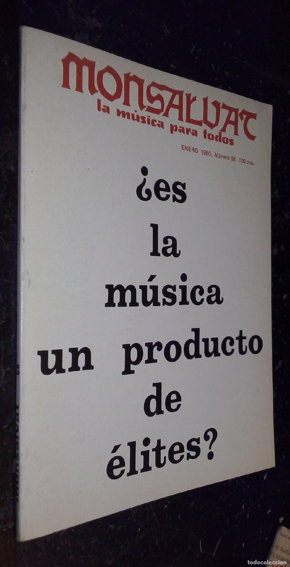 books: Monsalvat. La m&uacute;sica para todos. N&ordm; 68. Enero 1980 - REVISTA: