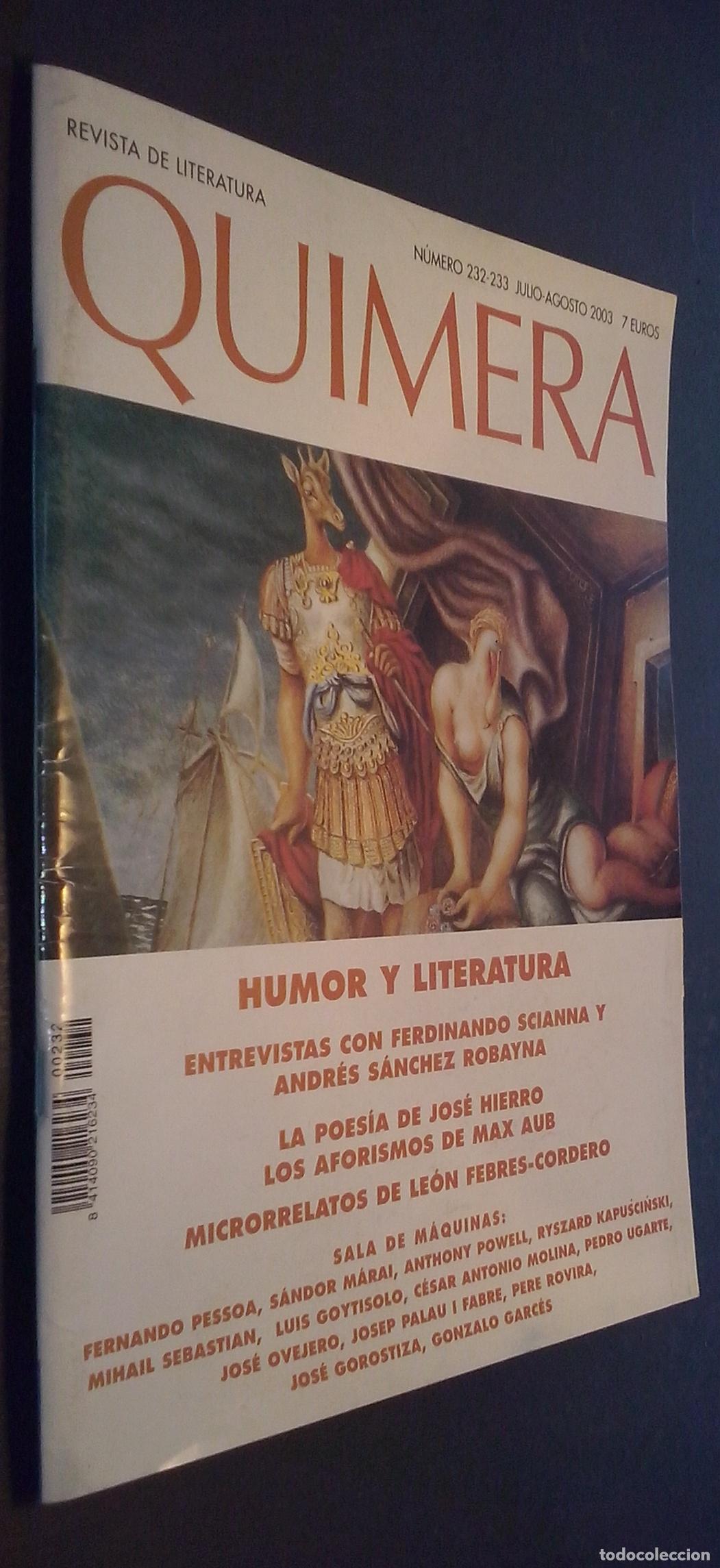 Libros: Quimera. Revista de literatura. N&ordm; 232-233 - REVISTA: