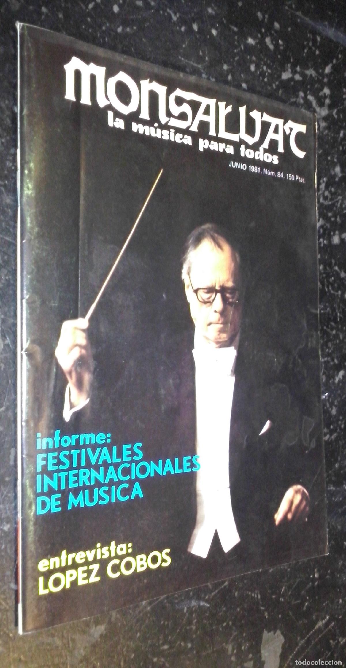 books: Monsalvat. La m&uacute;sica para todos. N&ordm; 84. Junio 181 - REVISTA: