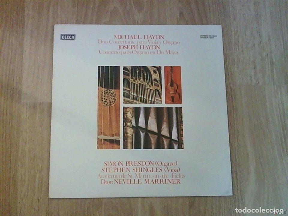 Libri di seconda mano: MICHAEL HAYDN. DUO CONCERTANTE PARA VIOLA Y ORGANO. JOSEPH HAYDN. DISCO. VINILO. DISCOS. VINILOS - :
