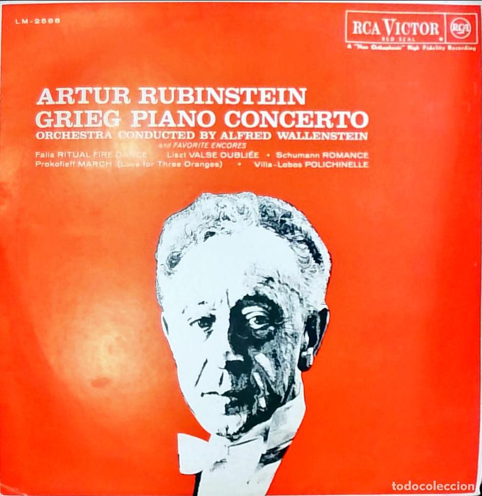 Libros: Grieg Piano Concerto and Favorite Encores - Artur Rubinstein: