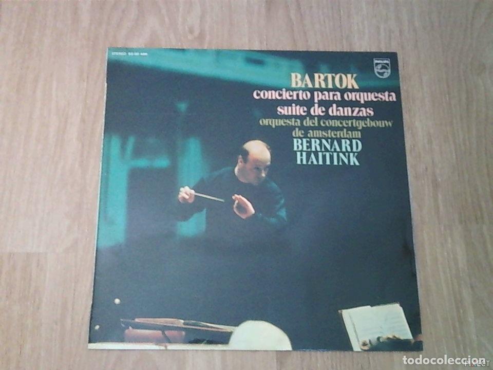 books: BARTOK. CONCIERTO PARA ORQUESTA SUITE DE DANZAS. BERNARD HAITINK. DISCO. VINILO. DISCOS. VINILOS - B