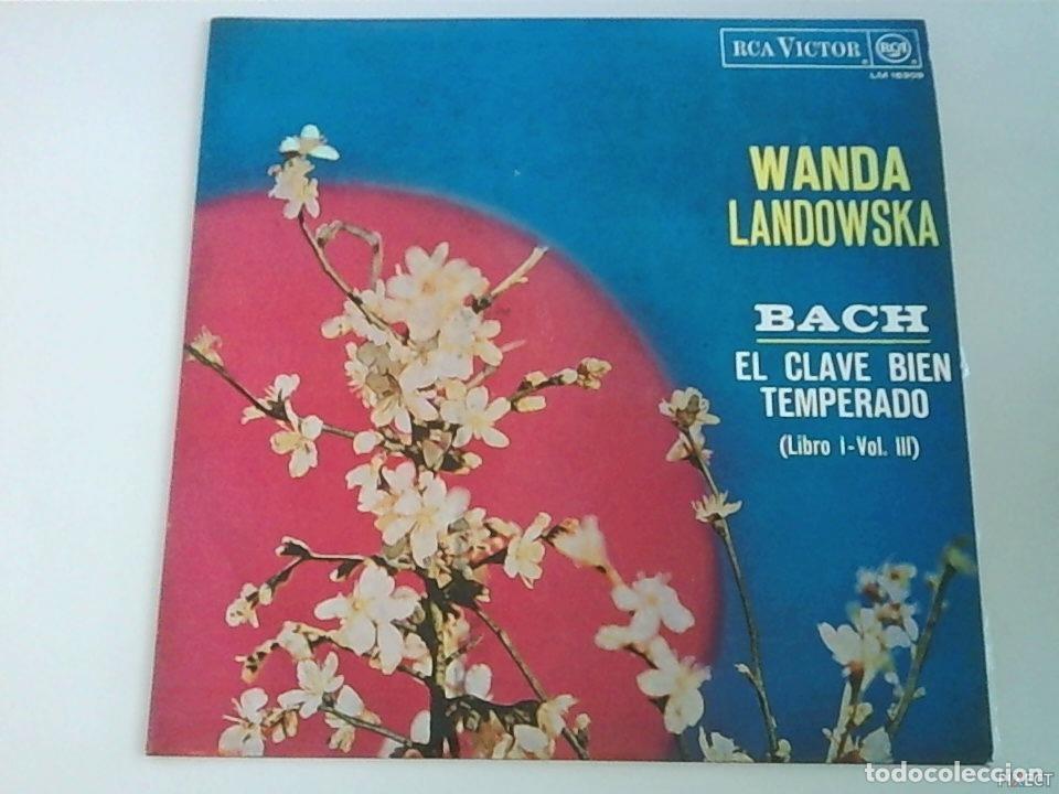 Libri di seconda mano: WANDA LANDOWSKA. BACH. LA CLAVE BIEN TEMPERADO. DISCO. VINILO. DISCOS. VINILOS - BACH.:
