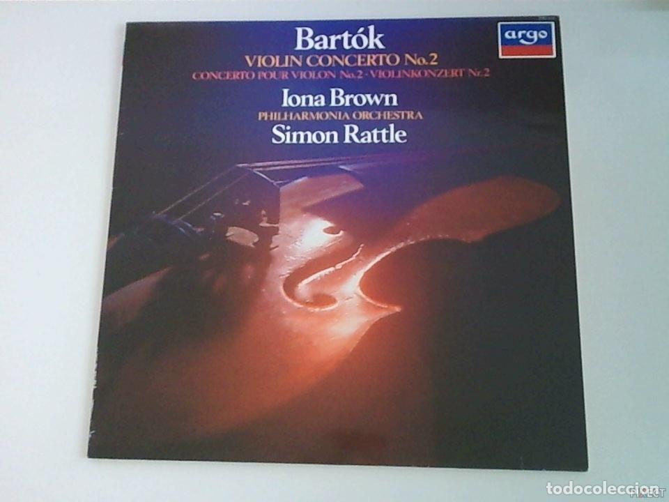 B&uuml;cher: BARTOK.VIOLIN CONCIERTO N&ordm;2. IONA BROWN-SIMON RATTLE. DISCO. VINILO. DISCOS. VINILOS - BARTOK.: