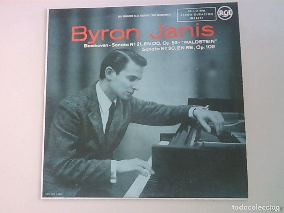 books: BYRON JANIS. BEETHOVEN-SONATA N&ordm;21 EN DO, OP.23-WALDSTEIN SONATAN&ordm;30 EN RE,OP.109. DISCO. VINILO. DI