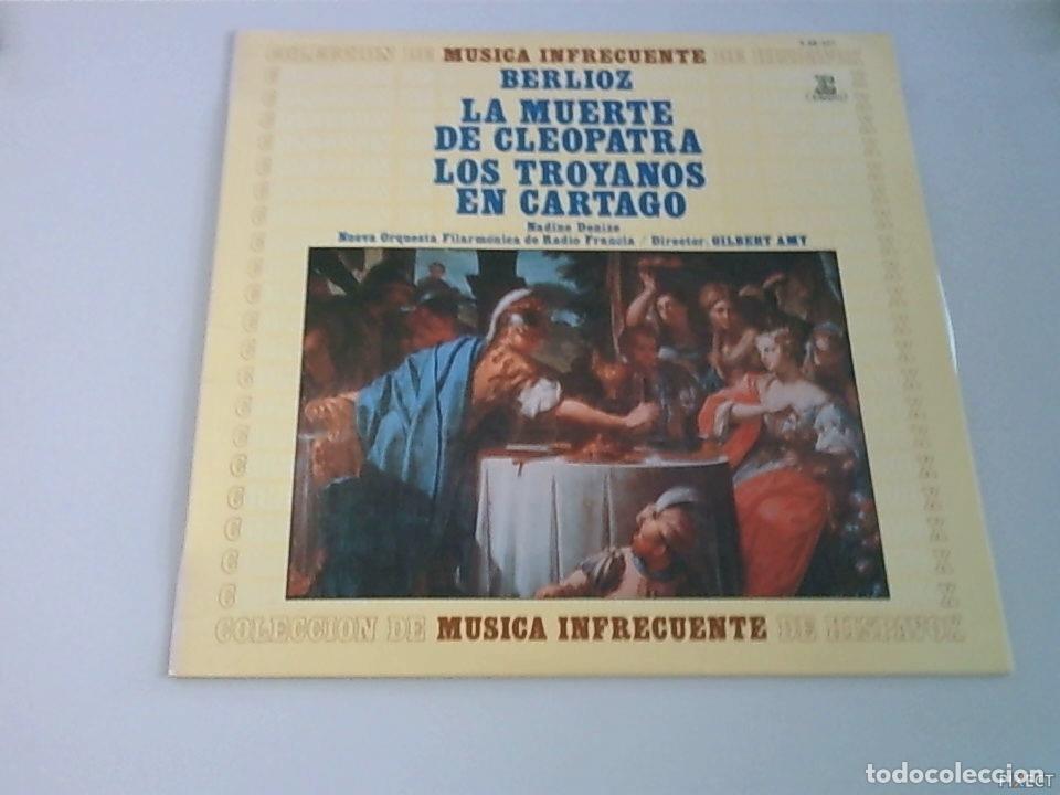books: BERLIOZ. LA MUERTE DE CLEOPATRA-LOS TROYANOS EN CARTAGO. DISCO. VINILO. DISCOS. VINILOS - BERLIOZ.: