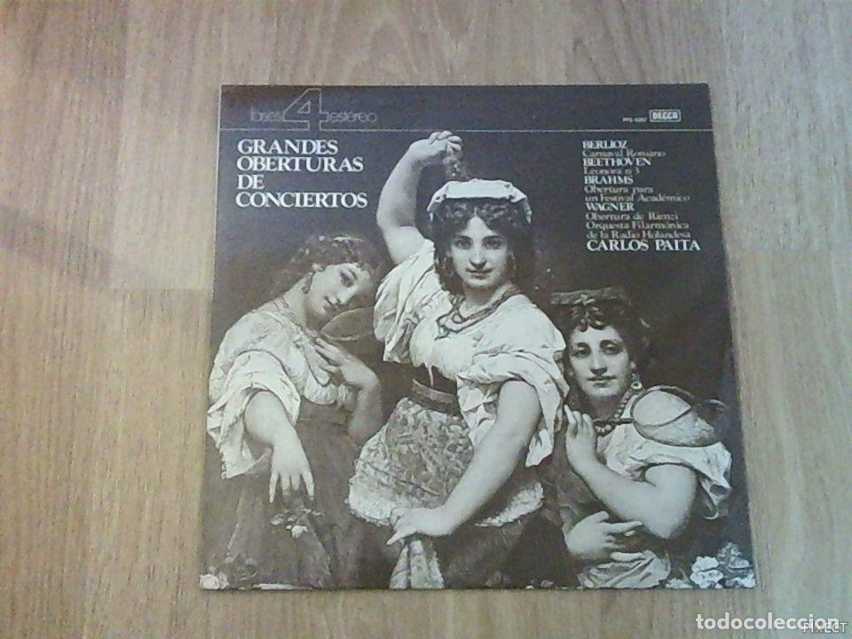 Libros: GRANDES OBERTURAS DE CONCIERTOS. BERLIOZ-BEETHOVEN-BRAHMS-WAGNER. - CARLOS PAITA.: