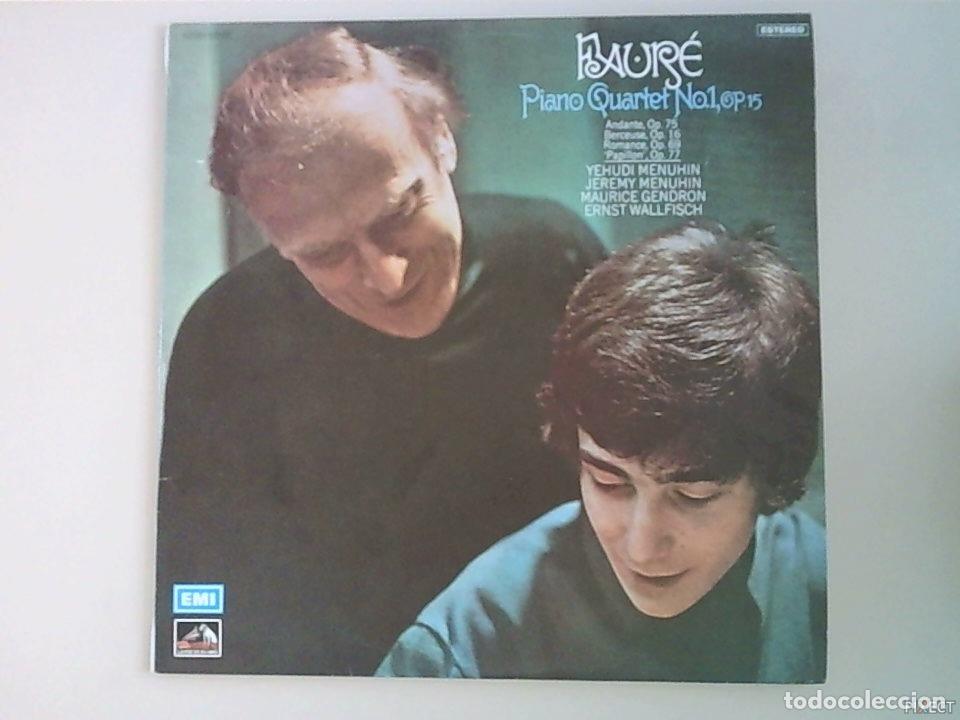 books: FAURE. PIANO QUARTET N&ordm;1,OP.5. ANDANTE-BERCEUSE-ROMANCE-PAPILLON. DISCO. VINILO. DISCOS. VINILOS - F