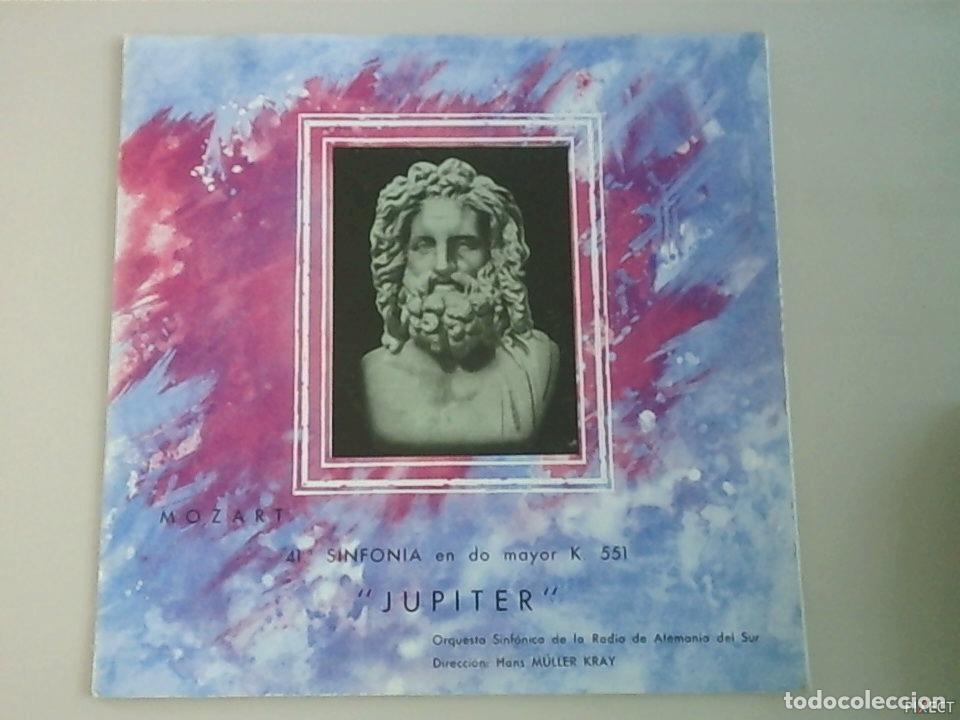 Libros: MOZART. 41&ordm; SINFONIA EN DO MAYOR K.551. JUPITER. DISCO. VINILO. DISCOS. VINILOS - HANS MULLER KRAY.: