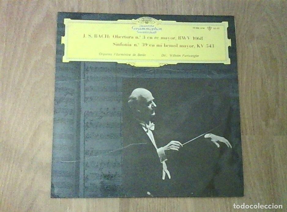 Livros em segunda m&atilde;o: J.S.BACH: OBERTURA N&ordm;3 EN RE MAYOR,BWV 1068.SINFONIA N&ordm;39 EN MI BEMOL MAYOR, KV 543. DISCO. VINILO.
