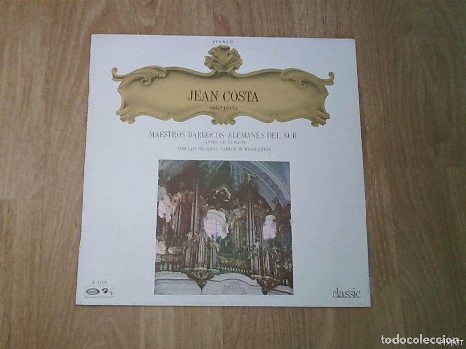 Livres: JEAN COSTA. MAESTROS BARROCOS ALEMANES DEL SUR. DISCO. VINILO. DISCOS. VINILOS - JEAN COSTA: