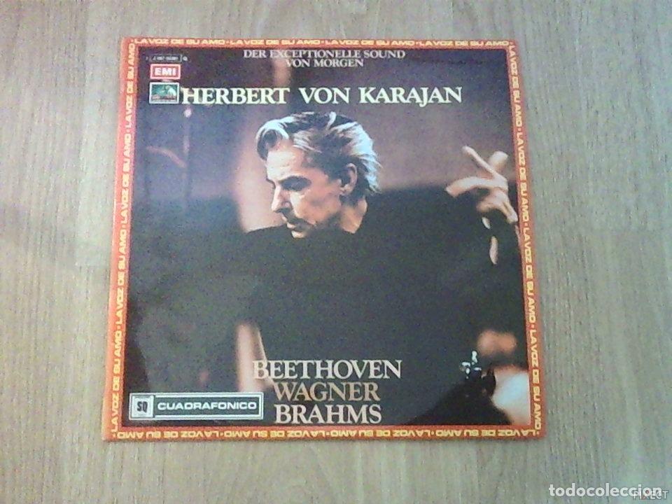 Libros: HERBERT VON KARAJAN. BEETHOVEN-WAGNER-BRAHMS. DISCO. VINILO. DISCOS. VINILOS - KARAJAN.: