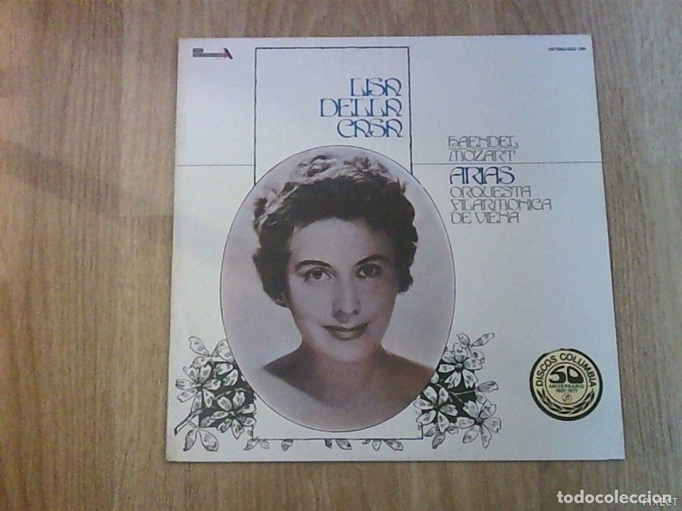 Libros: LISA DELLA CASA. HAENDEL-MOZART. ARIAS. DISCO. VINILO. DISCOS. VINILOS - LISSA DELLA CASA.: