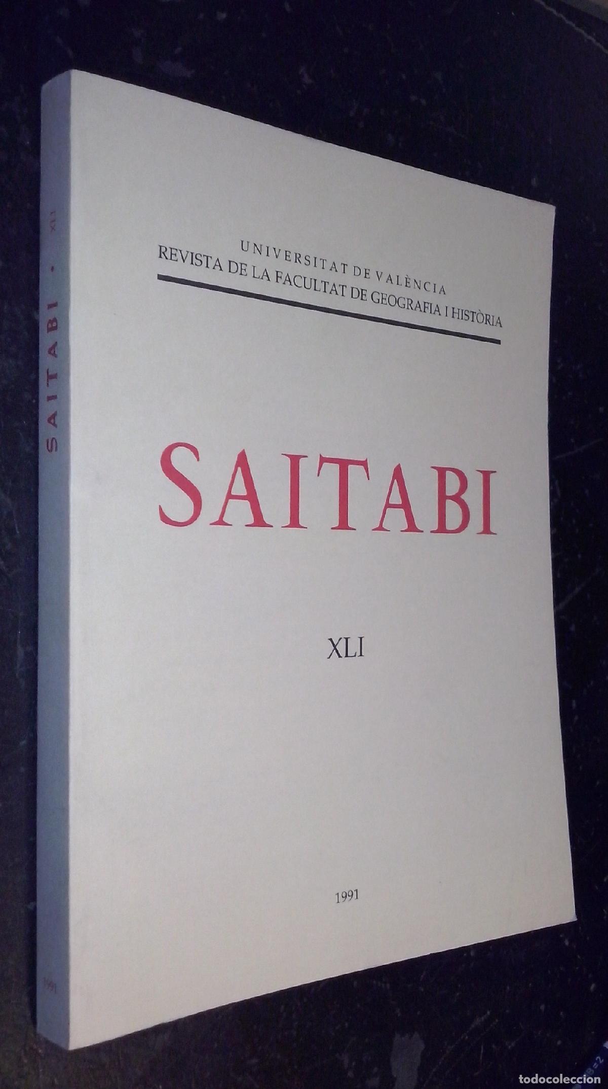 Libros: Saitabi. Revista de la Facultad de Geograf&iacute;a i Historia de la Universitat de Valencia. N&ordm; XLI - REVI