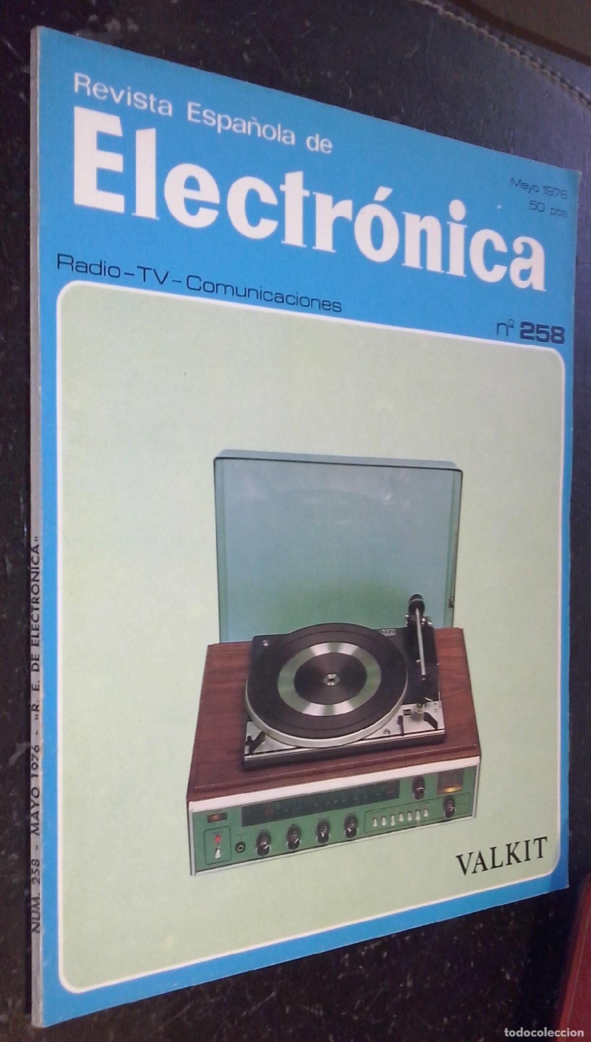 books: Revista Espa&ntilde;ola de Electr&oacute;nica. Radio - TV - Aplicaciones. A&ntilde;o XXIII. N&ordm; 258. Mayo 1976 - REVISTA: