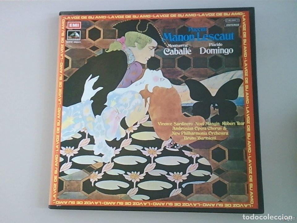 Libri di seconda mano: PUCCINI. MANON LESCAUT. MONTSERRAT CABALLE Y PLACIDO DOMINGO. DISCO. VINILO. DISCOS. VINILOS - PUCCI