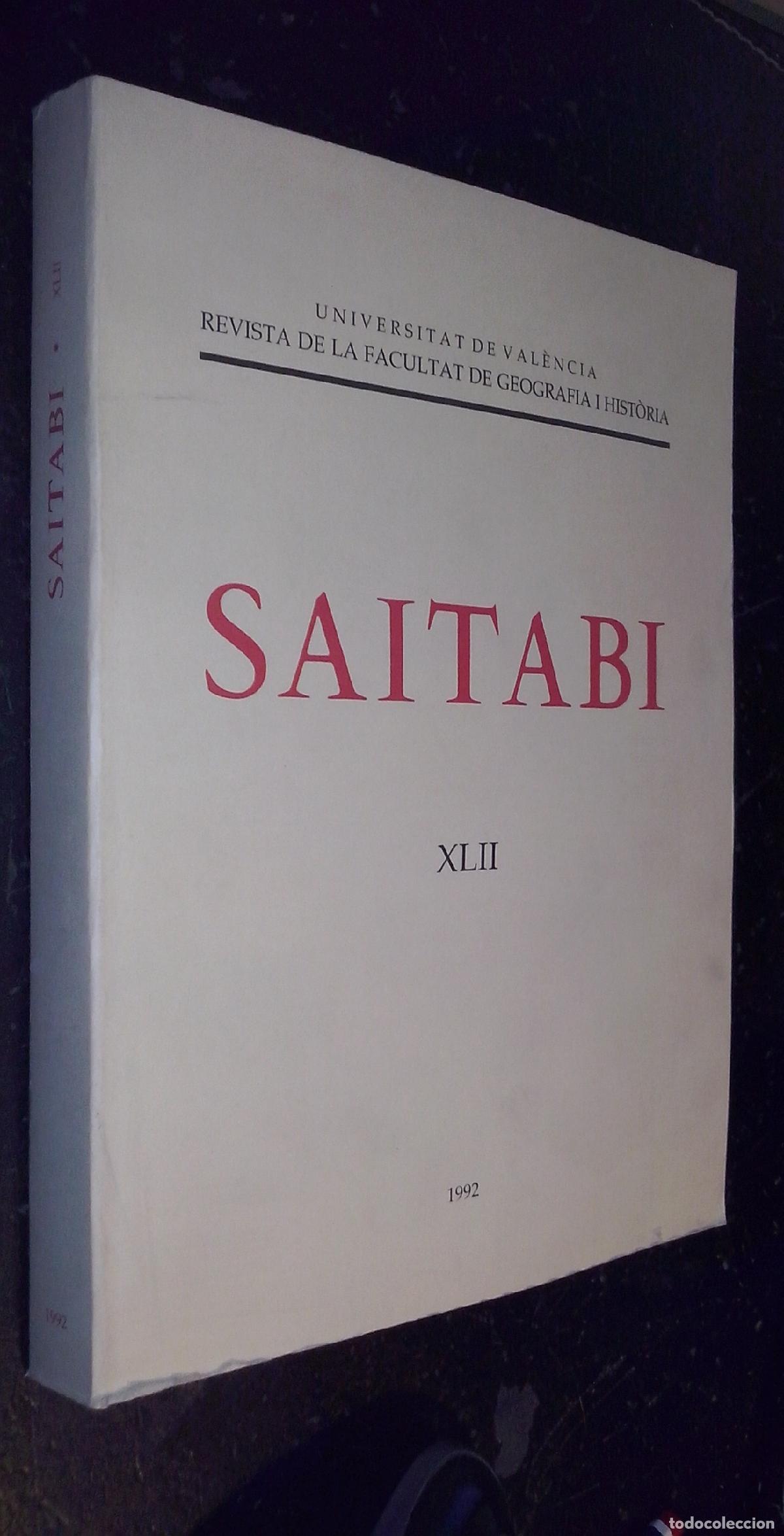 Libros: Saitabi. Revista de la Facultad de Geograf&iacute;a i Historia de la Universitat de Valencia. N&ordm; XLII - REV