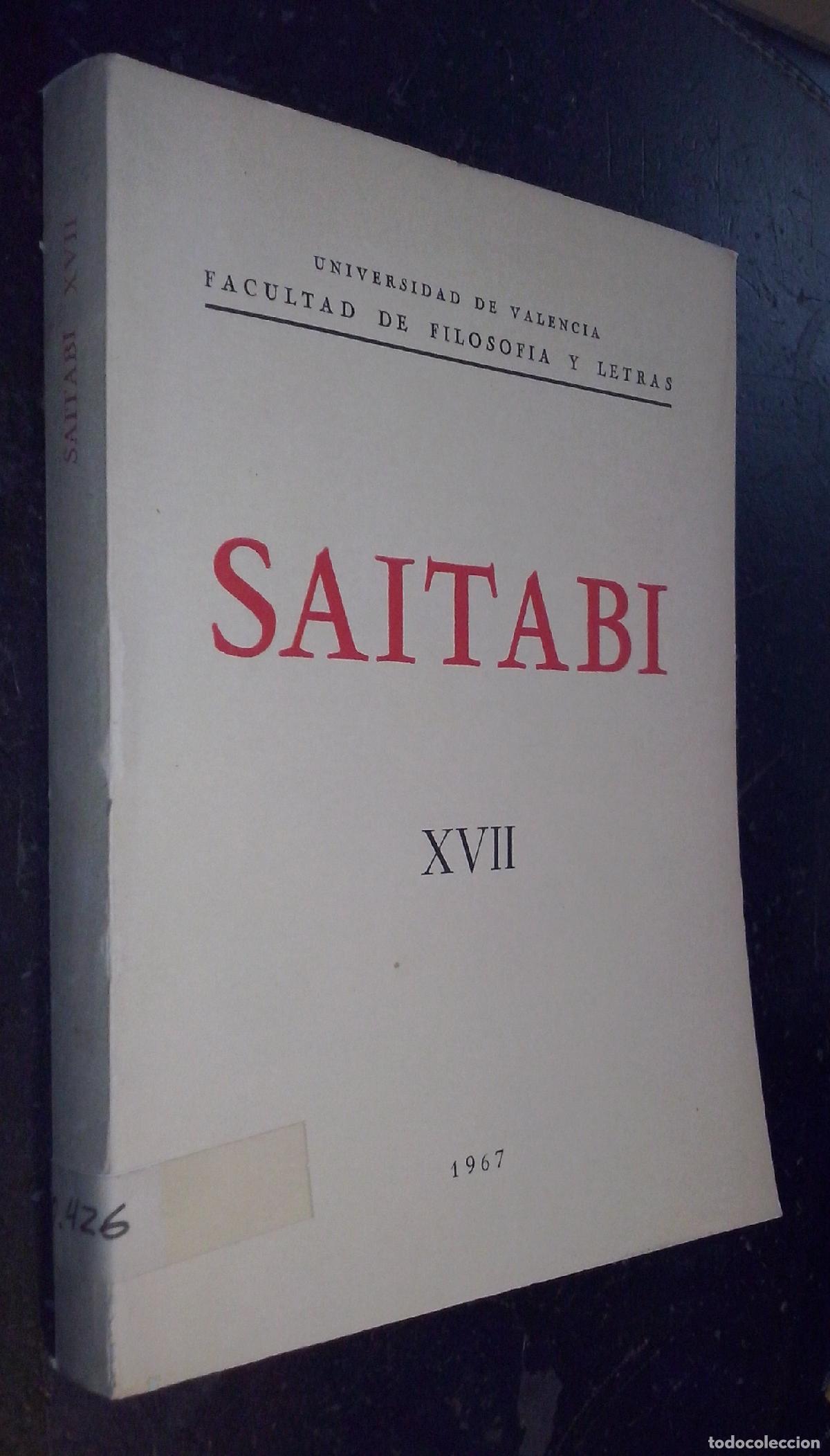 B&uuml;cher: Saitabi. Revista de la Facultad de Geograf&iacute;a i Historia de la Universitat de Valencia. N&ordm; XVII - REV