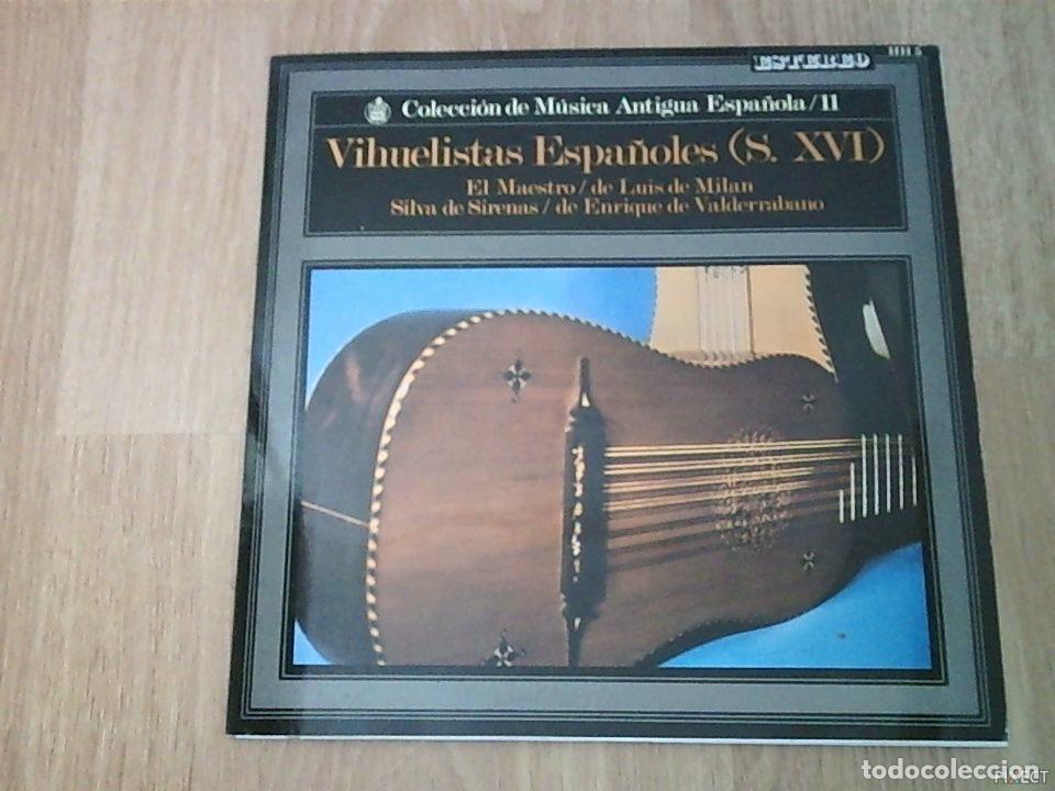 Libros: VIHUELISTAS ESPA&Ntilde;OLES ( S. XVI ). EL MAESTRO DE LUIS DE MILAN. DISCO. VINILO. DISCOS. VINILOS - ROBE