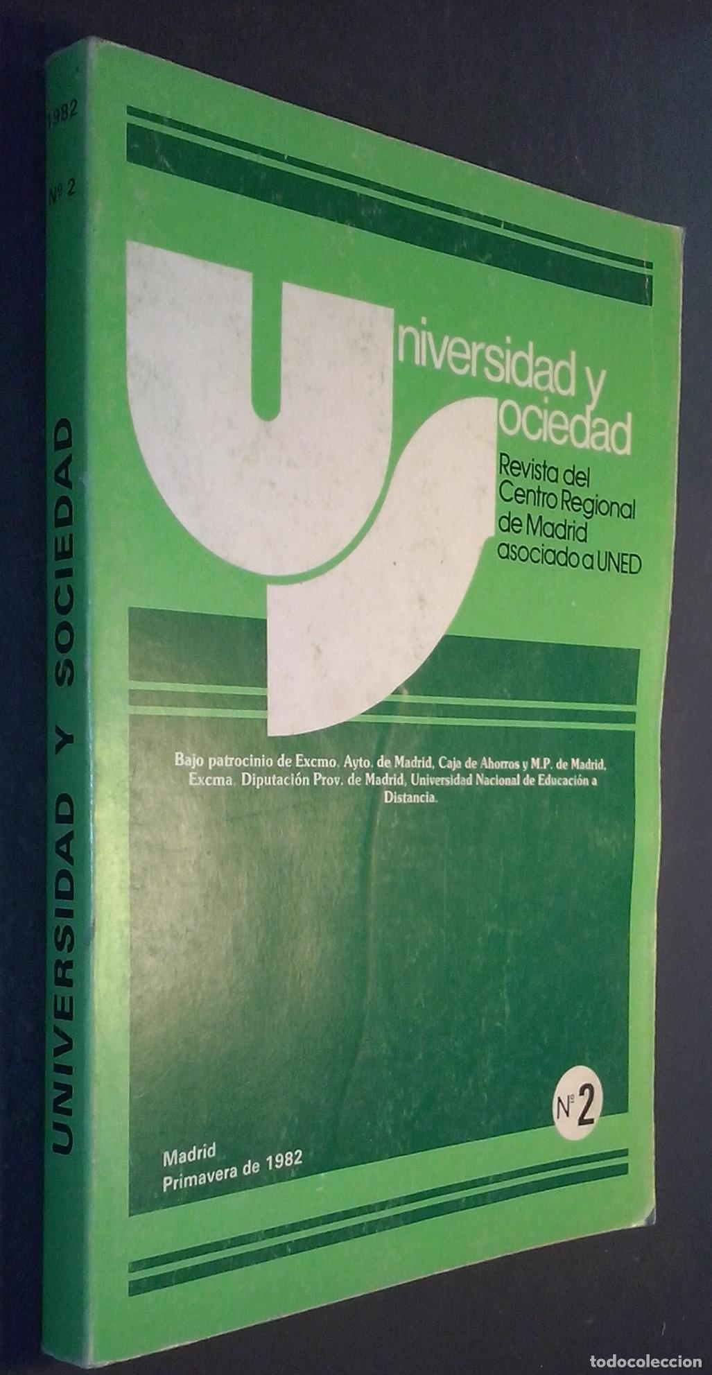 books: Universidad y Sociedad. Revista del Centro Regional de Madrid asociado a UNED. N&ordm; 2 - REVISTA: