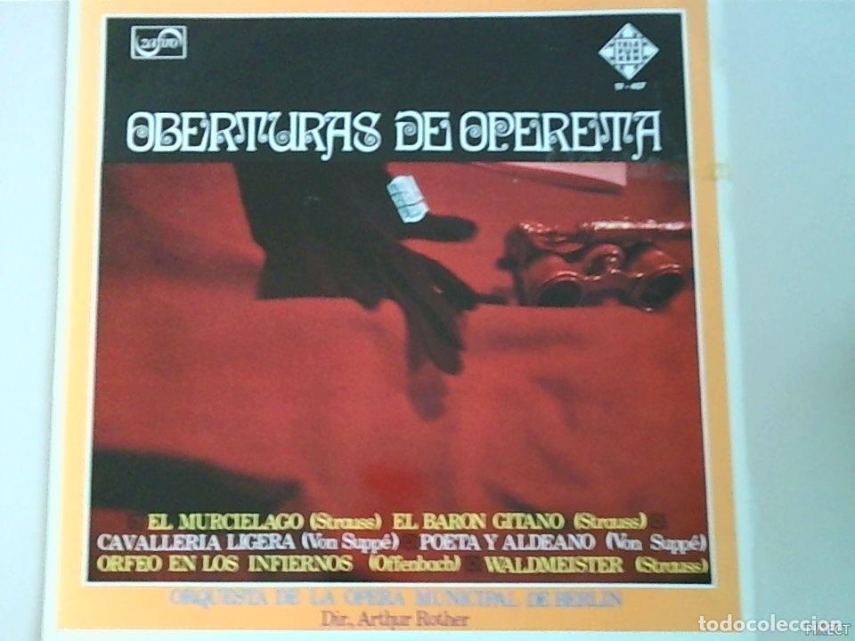 Livros em segunda m&atilde;o: OBERTURAS DE OPERETA. STRAUSS-VON SUPPE-OFFENBACH. DISCO. VINILO. DISCOS. VINILOS - VARIOS.: