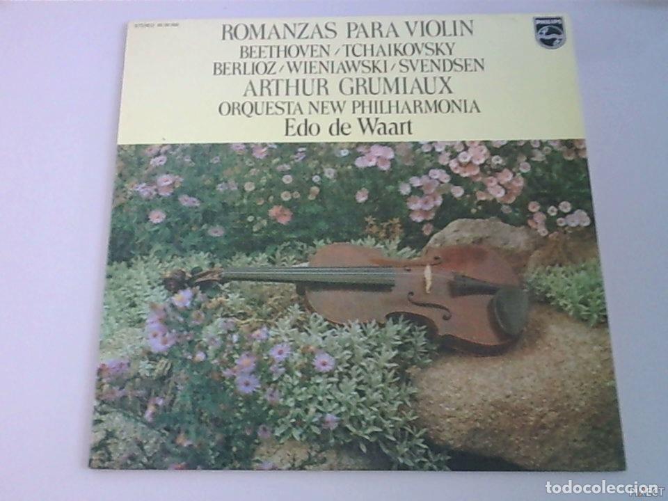 Libros: ROMANZAS PARA VIOLIN. BEETHOVEN-TCHAIKOVSKY-BERLIOZ-WIENIAWSKI-SVENDSEN. DISCO. VINILO. DISCOS. VINI