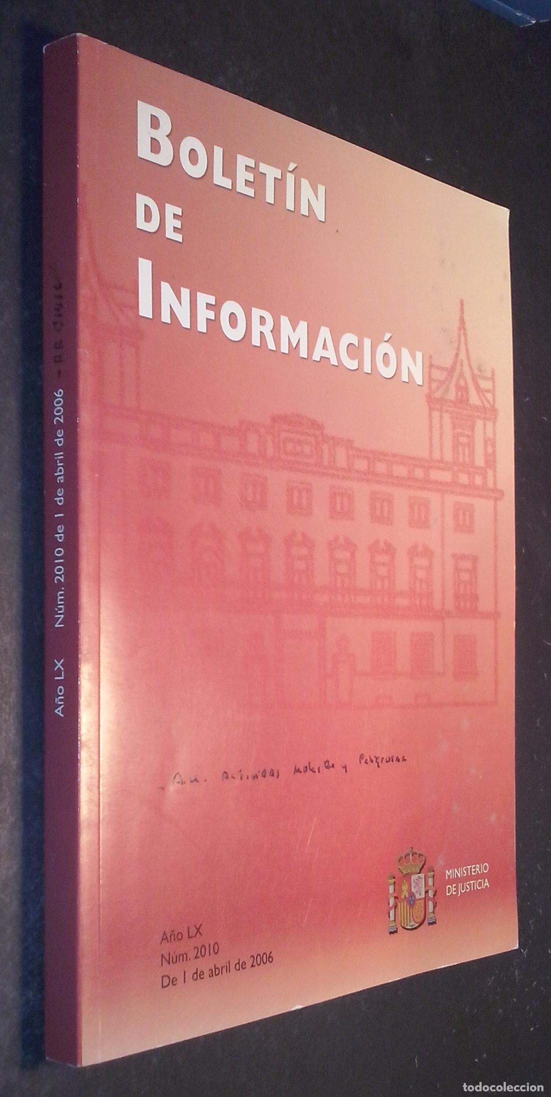 B&uuml;cher: Bolet&iacute;n de Informaci&oacute;n. A&ntilde;o LX. 1 Abril 2006. N&ordm; 2010 - REVISTA: