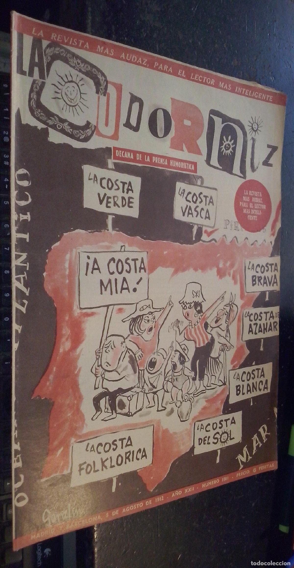 Libri di seconda mano: La codorniz. A&ntilde;o XXII. N&ordm; 1081. 5 de agosto de 1962 - REVISTA: