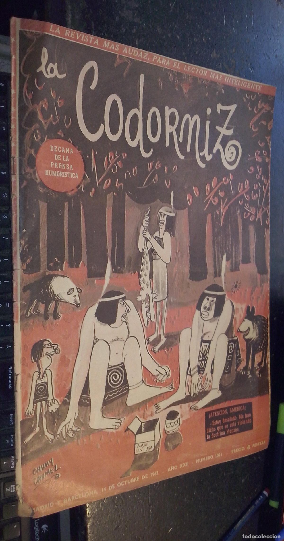 Libri di seconda mano: La codorniz. A&ntilde;o XXII. N&ordm; 1091. 14 de octubre de 1962 - REVISTA: