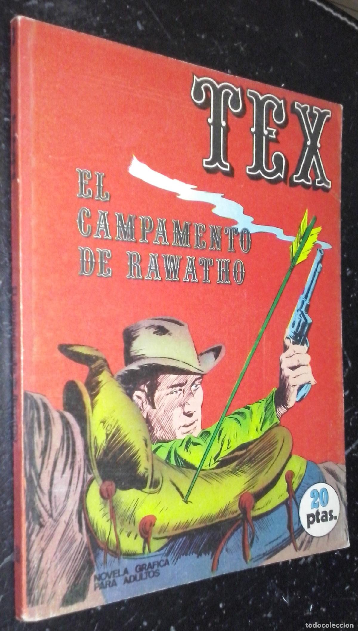 Libri di seconda mano: TEX. Novela Gr&aacute;fica para Adultos. N&ordm; 8: El campamento de Rawatho - AA. VV.: