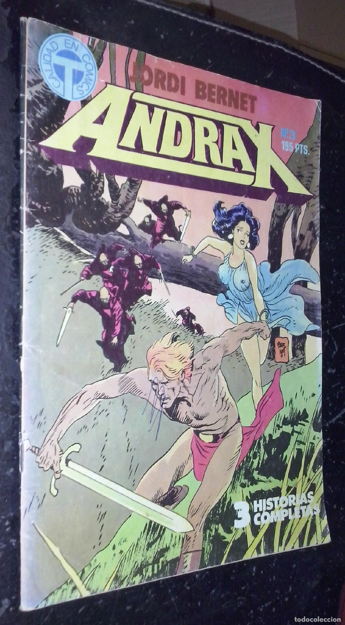 books: Andrax. N&ordm; 3: 3 historias completas - BERNET, Jordi: