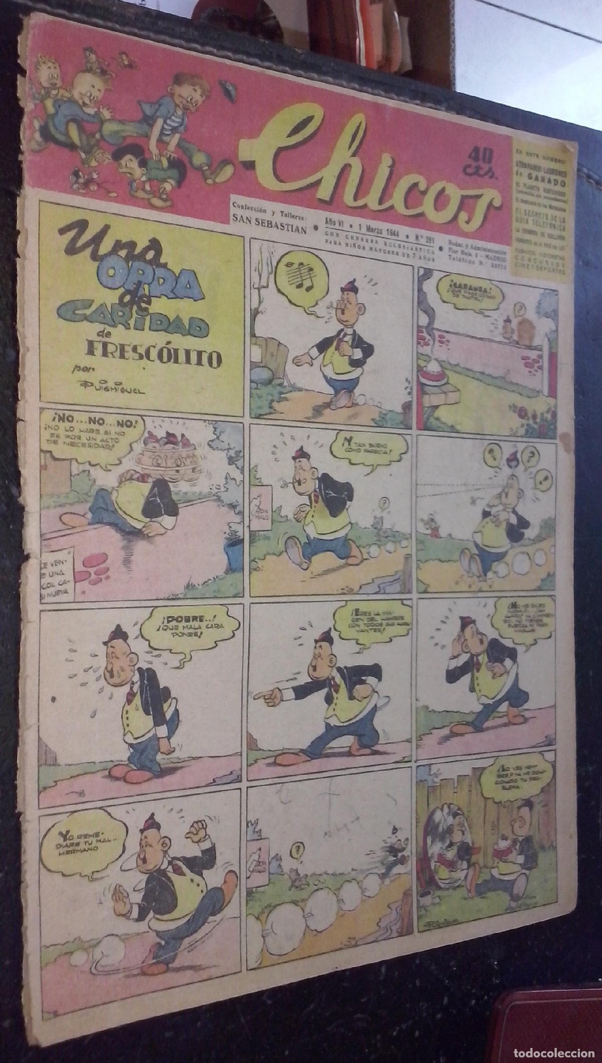 books: Chicos. A&ntilde;o VI. N&ordm; 291 - C&Oacute;MICS: