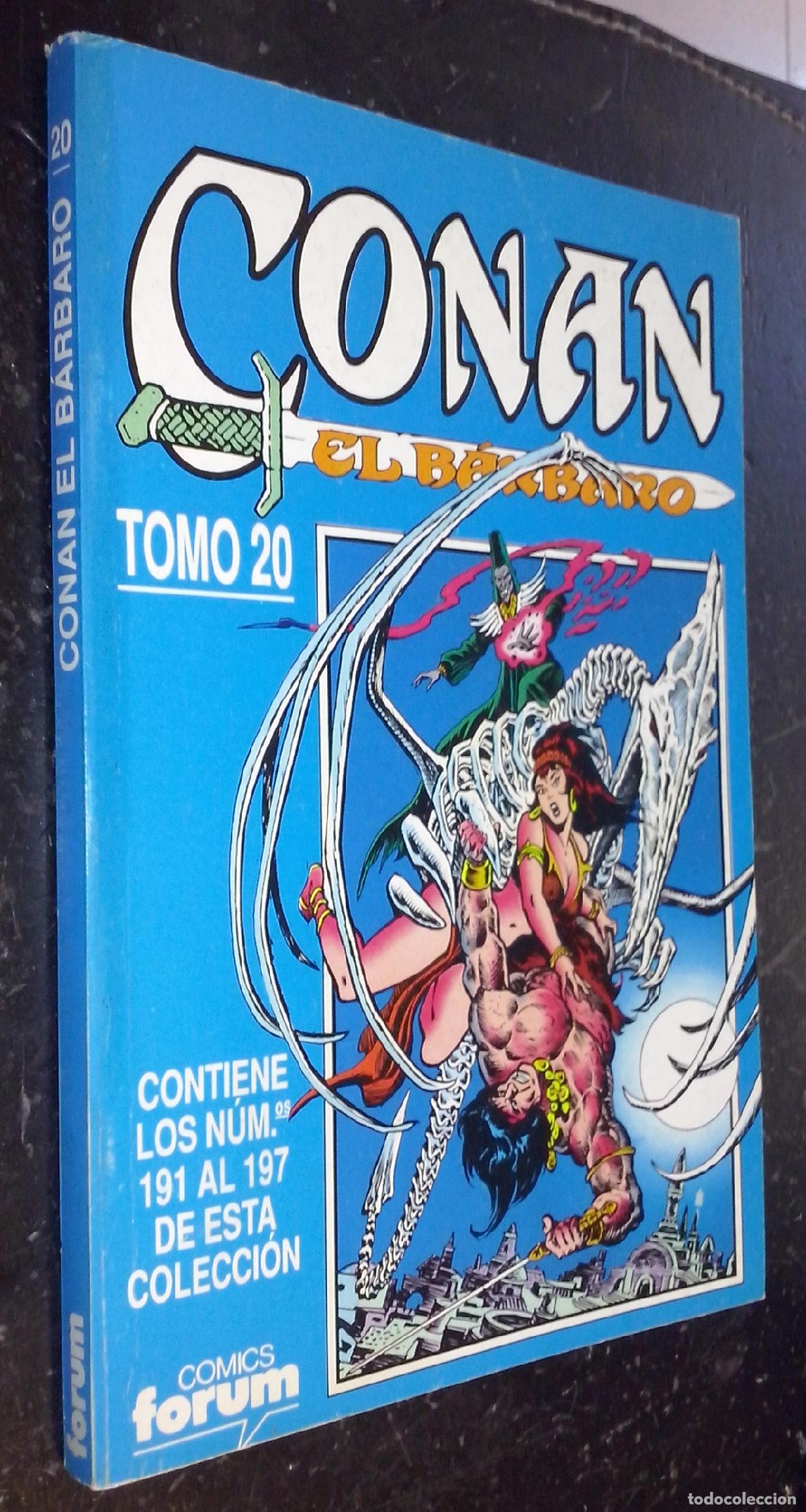 Libros: Conan el b&aacute;rbaro. Tomo 20. Contiene los n&uacute;meros 191 al 197 - C&Oacute;MICS: